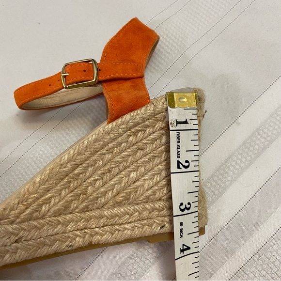 Sesto Meucci 8476 Womens Espadrille Wedge Sandals & Leather Fringe size 9.5 - Picture 6 of 11